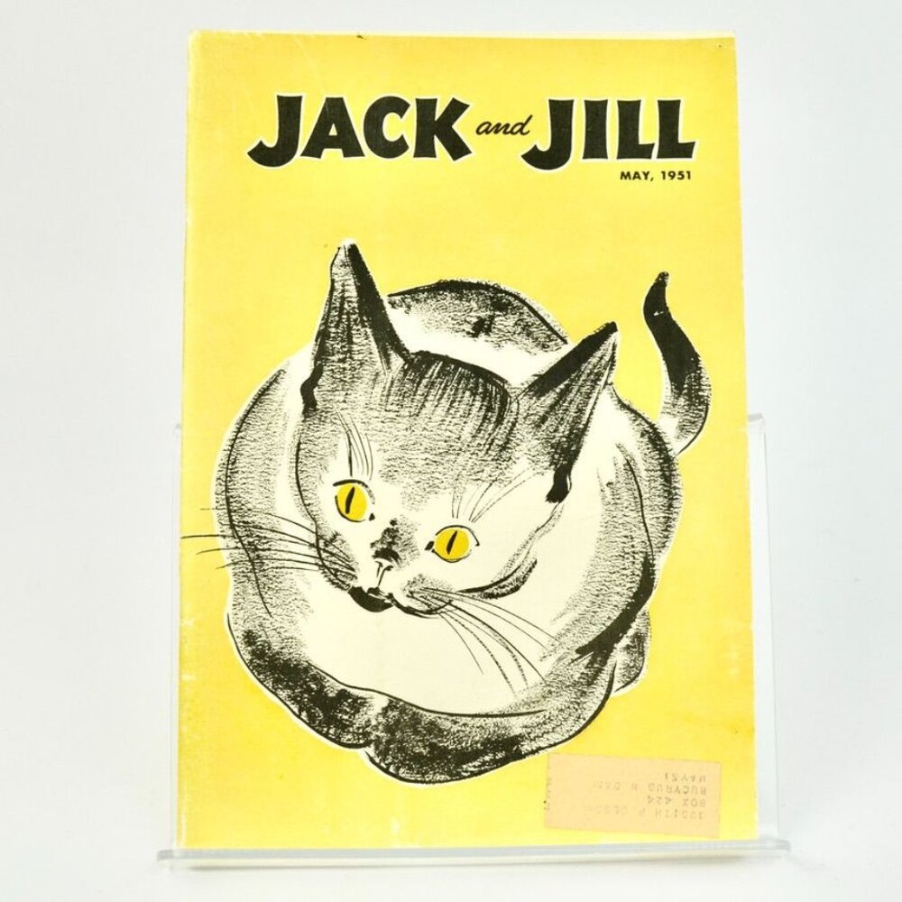 Jack and Jill Magazine May 1951 Cat